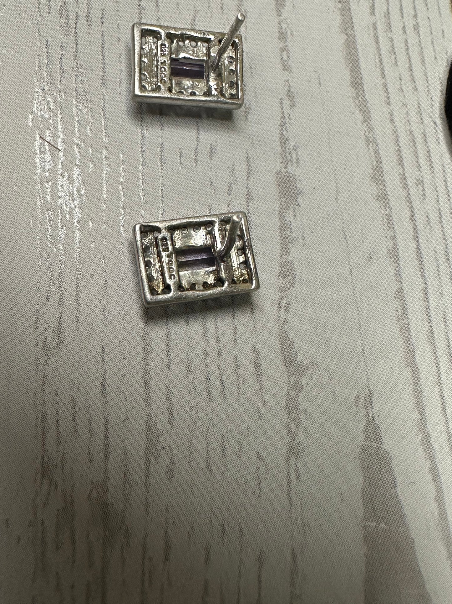 Simple Silver Stud Earrings