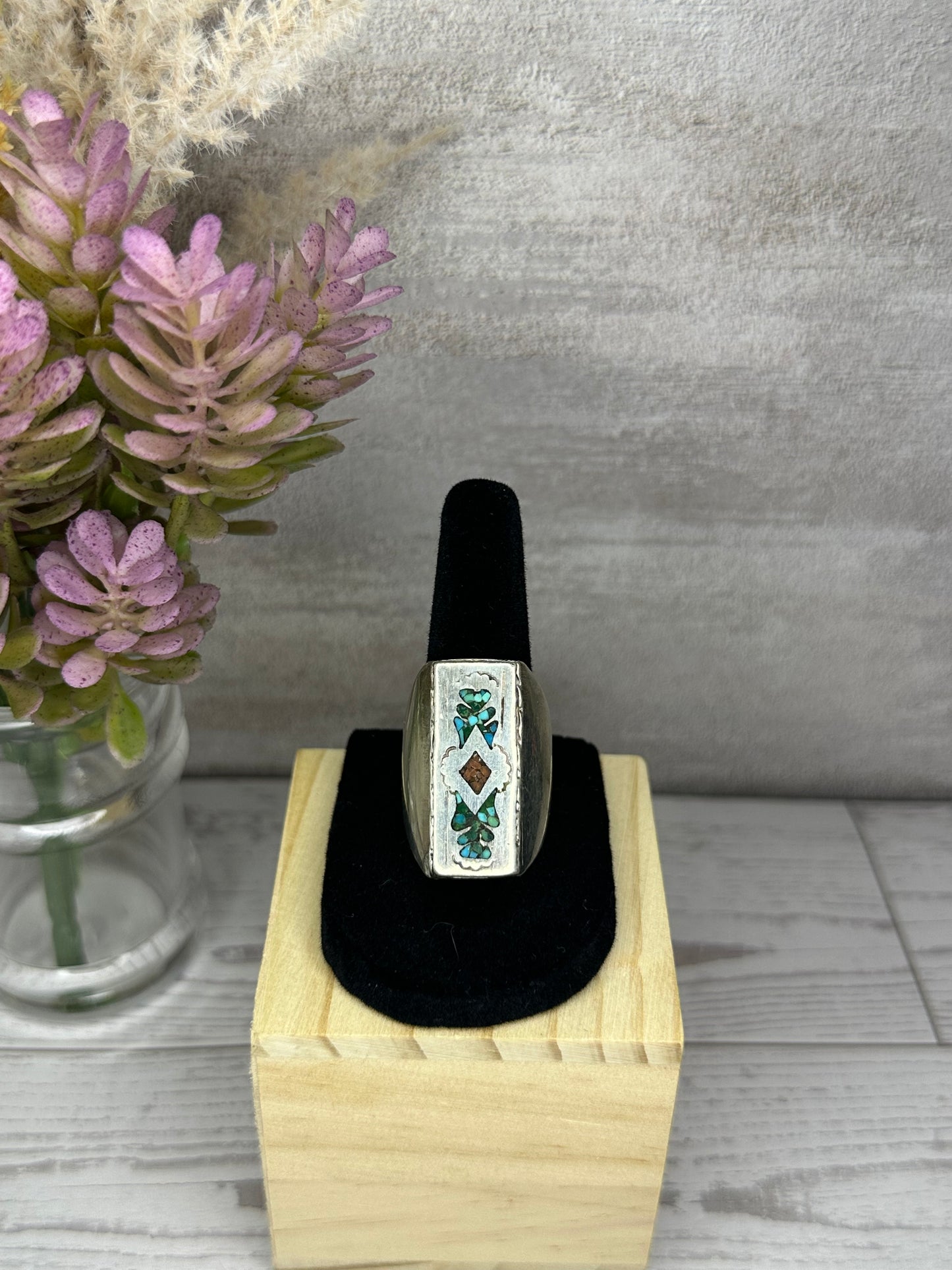 Handcraft .925 Native Inspired Statement Ring