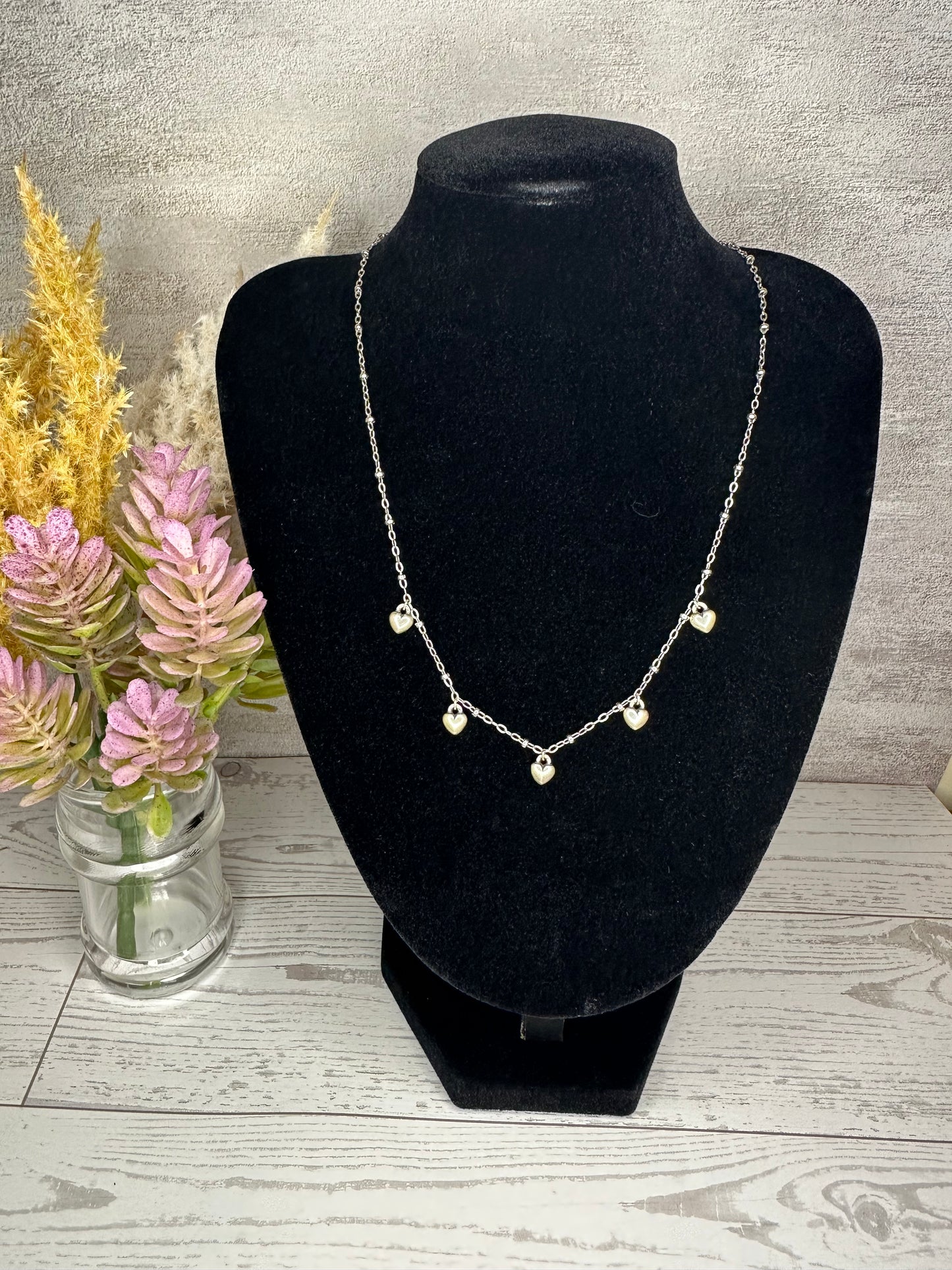 Dainty Heart Charm Chain