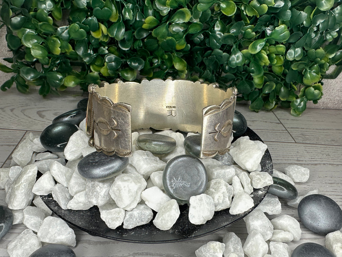 Vintage Sunset Stone Cuff