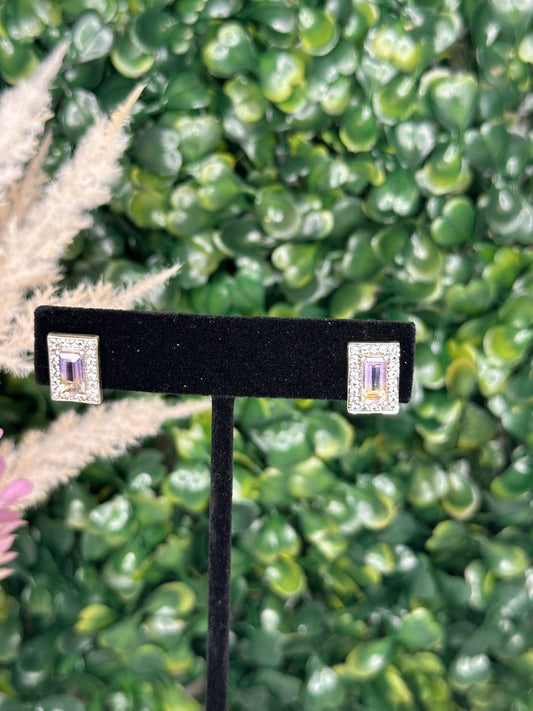 Simple Silver Stud Earrings