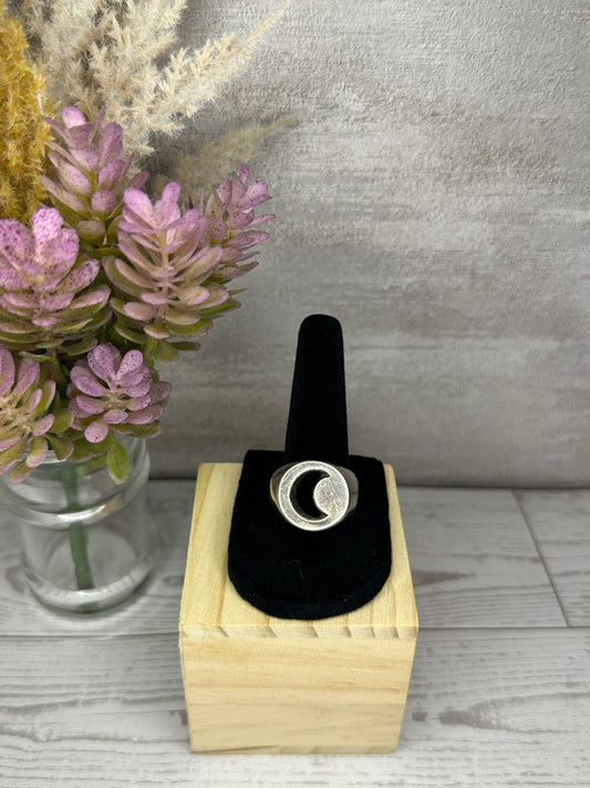 Moon Statement Ring