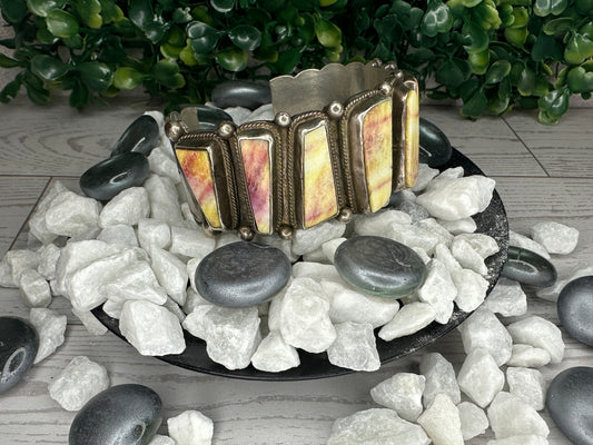 Vintage Sunset Stone Cuff